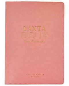 Biblia Reina Valera 1960 095C Letra Super Gigante Pjr Clásica Rosa