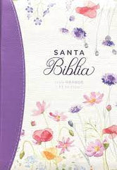 Biblia Reina Valera 1960 Letra Mayor Cierre PJR Lila