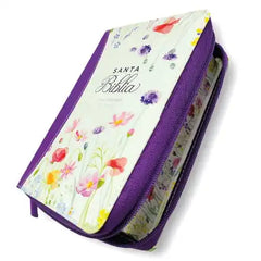 Biblia Reina Valera 1960 Letra Mayor Cierre PJR Lila