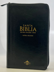 Biblia Reina Valera 1960 Letra Grande Cierre PJR Negro