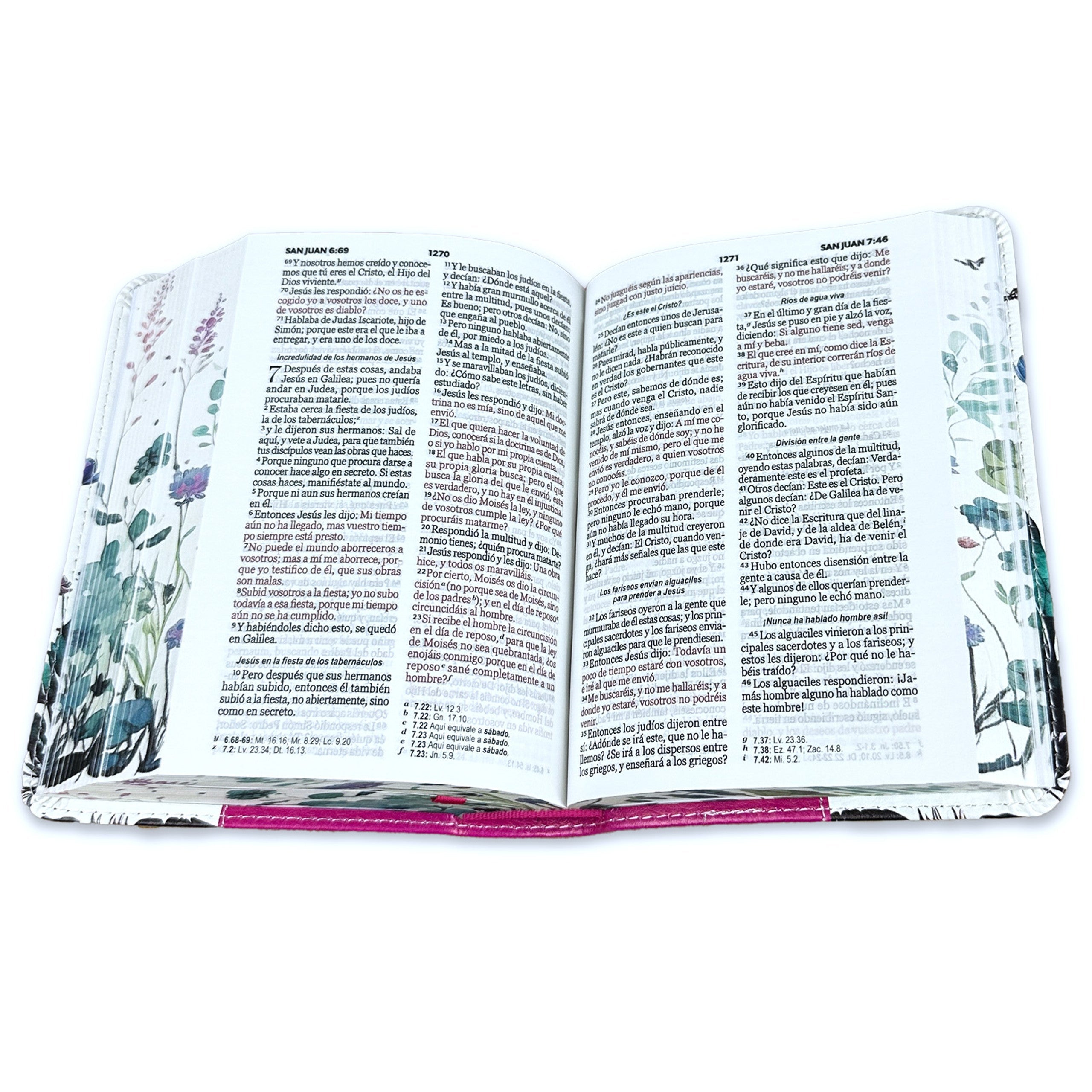 Biblia Reina Valera 1960 · 10x14 cm · Letra pequeña 8,5 pt · Con cierre · Tapa imitación piel · Colección Renovación lila