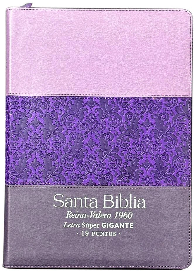Reina Valera 1960 095Czti Lspgi 19P 18X26 Pjr Tricolorlila/Morado/Negro