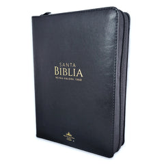 Biblia Reina Valera 1960 – 025 – Con Concordancia – Letra 11 pts – 11x16 cm – Cierre – Negro