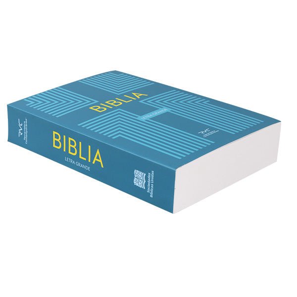 Biblia Reina Valera Contemporánea 12x16 cm Letra Grande PJR Coverflex Azul