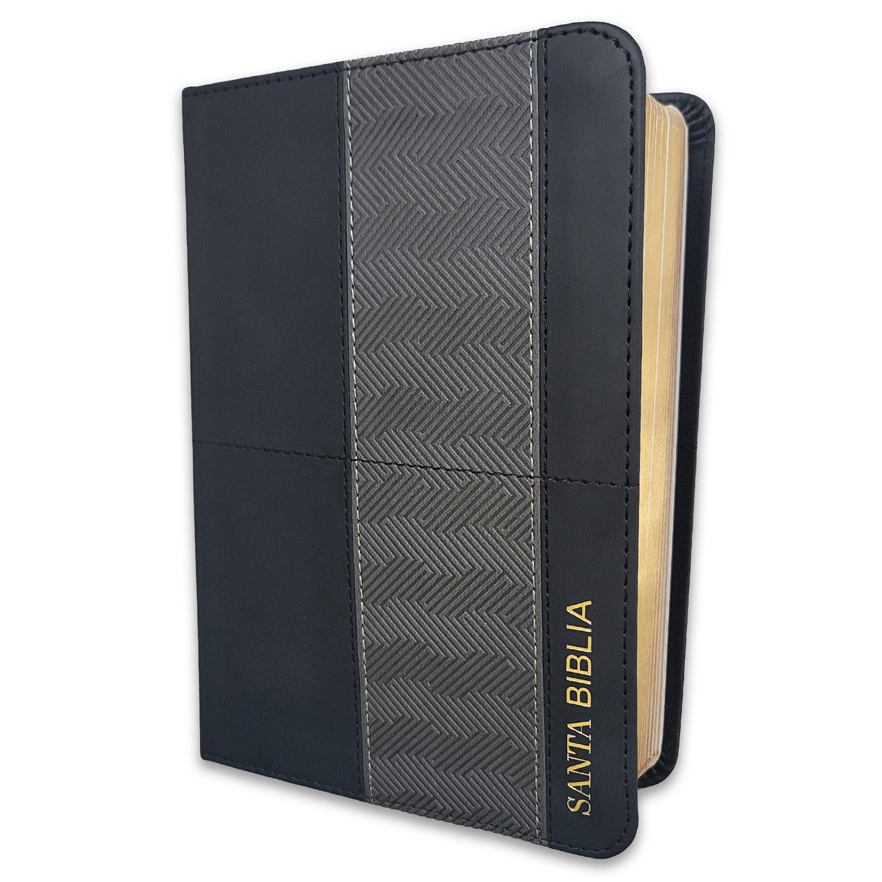 Biblia Reina Valera 1960 045C L 12P 13X18 Pjr Geométrico Negro