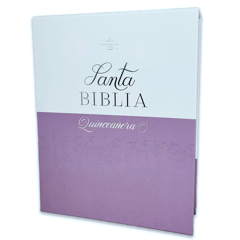 Biblia Reina Valera 1960 045Cti L 10P 11X16 Quinceañera Rosa/Blanco