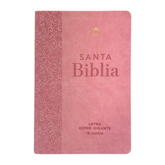 Biblia Reina Valera 1960 088C Lsgi 19P 16X23 Rosa Floral