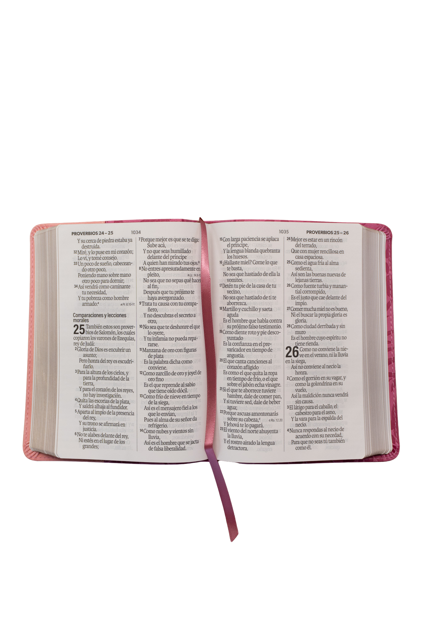 Biblia Reina Valera 1960 – 035 – Con Concordancia – Letra 12 pts – 11x16 cm – Rosa/Fucsia