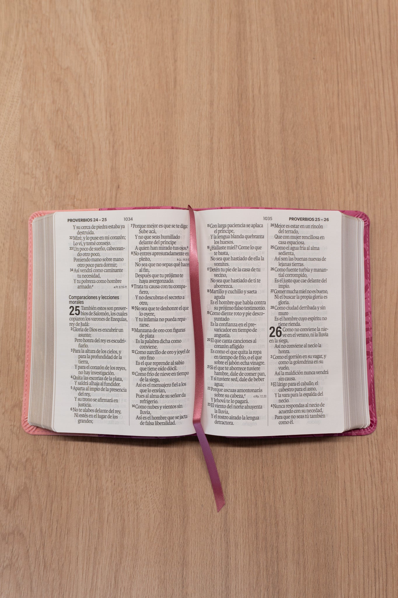 Biblia Reina Valera 1960 – 035 – Con Concordancia – Letra 12 pts – 11x16 cm – Rosa/Fucsia