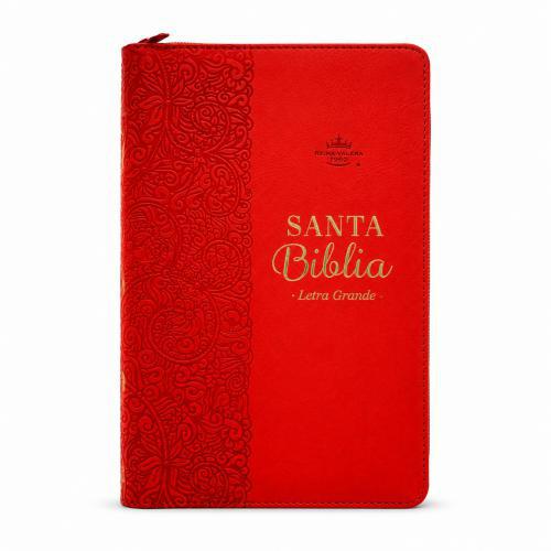 Biblia Reina Valera 1960 – Con Concordancia – Letra 11 pts – 16x23 cm – Palabras de Jesús en Rojo – Cierre – Coral Delicado