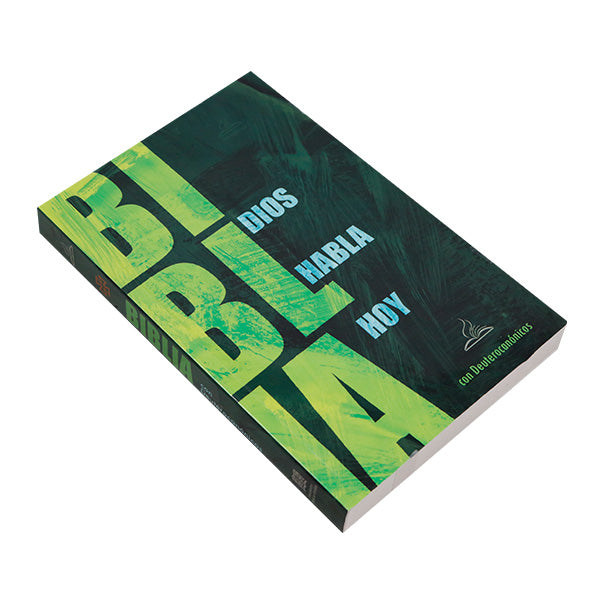 Biblia 1M Económica Dios Habla Hoy – Tapa Cartulina Verde, con Índice, 14 x 21 cm, Letra 8 Puntos