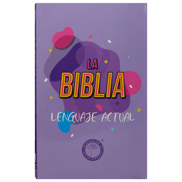Biblia Traducción Lenguaje Actual – Tapa Cartulina Lila, con Índice, 14 x 21 cm, Letra 8 Puntos