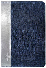 Biblia Mediana Letra Mayor Azul Arte Pe Reina Valera 1960