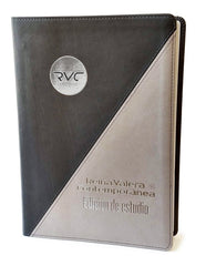 Biblia De Estudio Eco Cuero Gris Reina Valera Contemporánea
