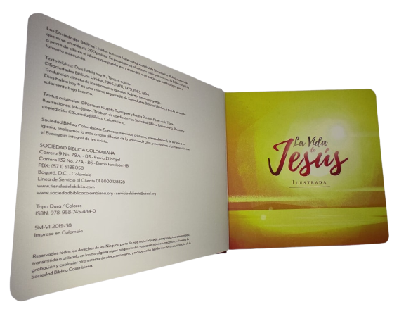 La Vida De Jesus Tapa Dura para Niños - Sociedades Bíblicas Unidas