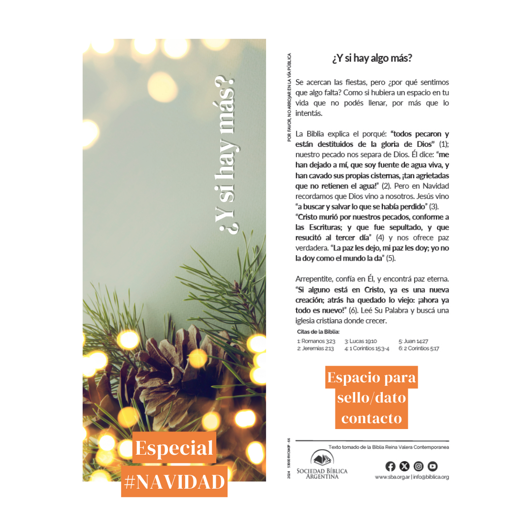 Seleccion Y si hay mas folleto de Navidad X250
