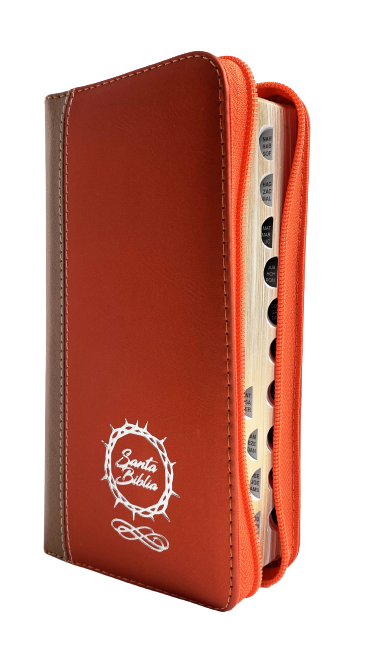 Biblia Reina Valera 1960 Concordancia Tamaño Agenda Naranja