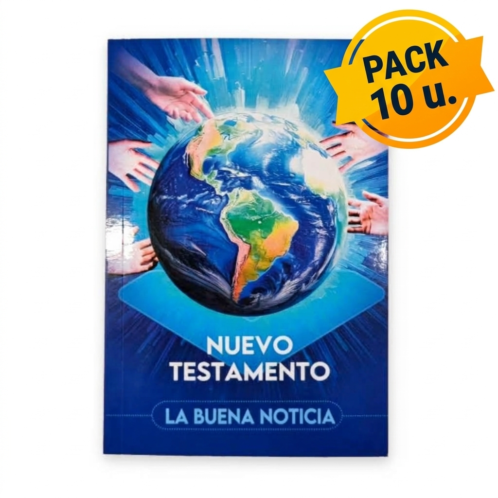 Pack X10 Nuevo Testamento Traducción Lenguaje Actual – Tapa Cartulina La Buena Noticia, 12 x 17 cm