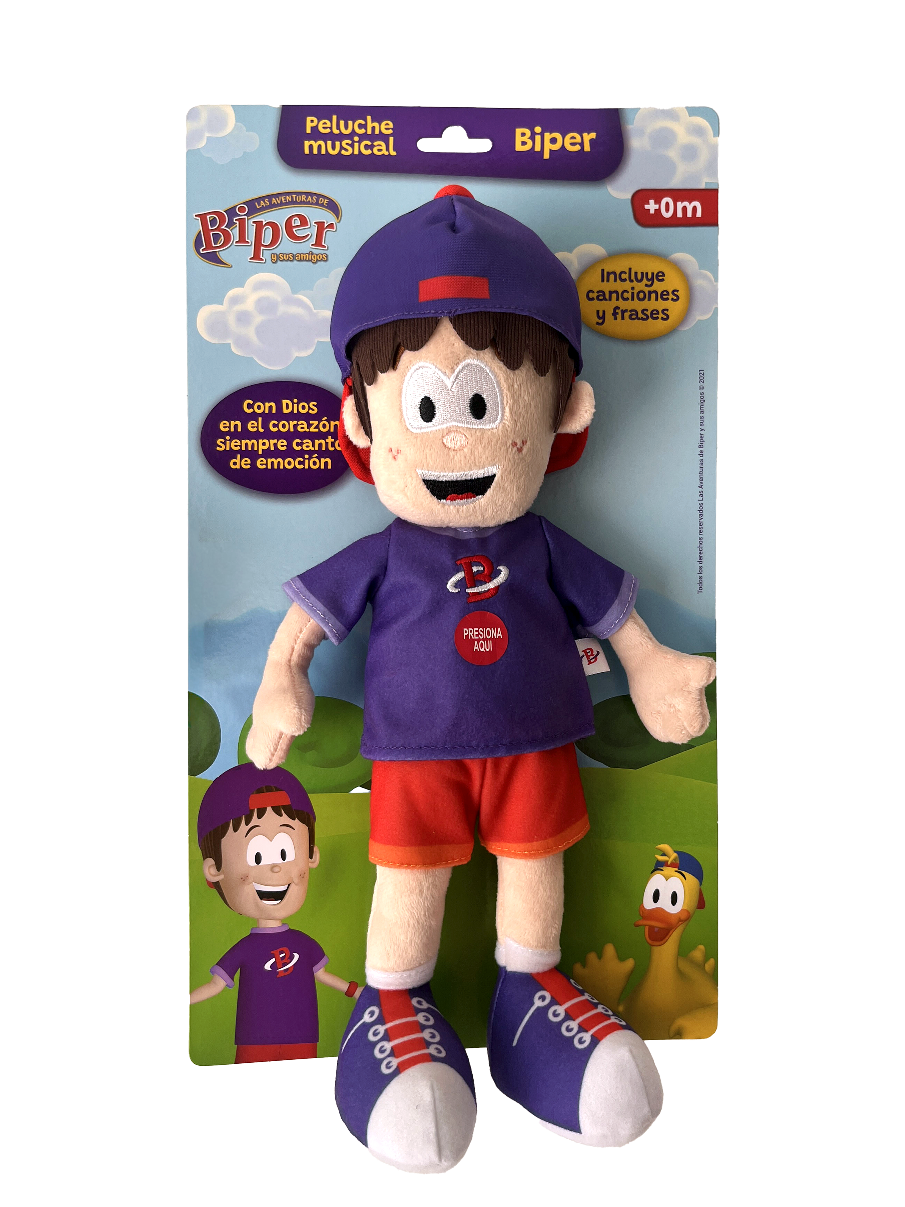 Peluche Biper Grande Musical
