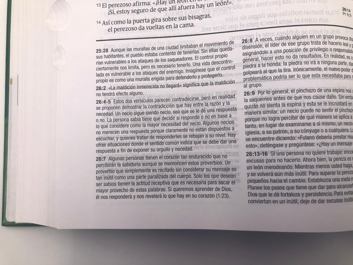Biblia de Estudio del Diario Vivir Nueva Traducción Viviente Tapa dura – Con Índice, Letra 9pt, 18x25 cm