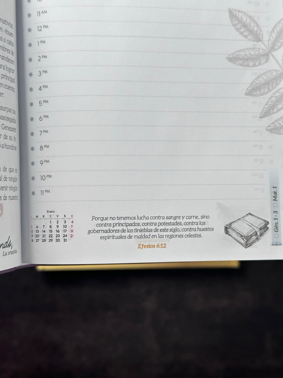 Agenda 2026 Tesoros de Sabiduría Color Negro