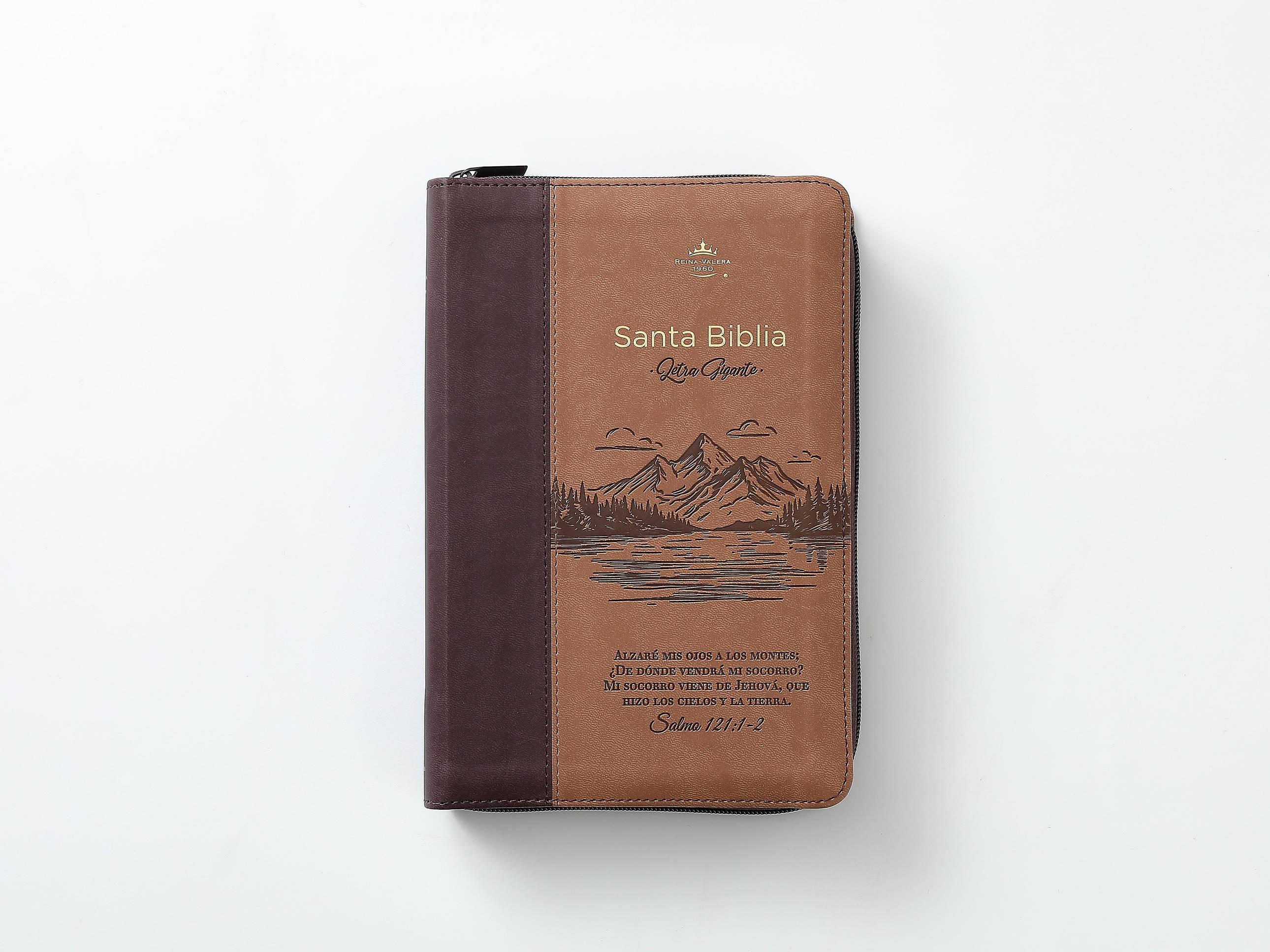 Biblia Reina Valera 1960 – 068 – Con Concordancia – Letra 14 pts – 14x21 cm – Cierre – Café – Montes