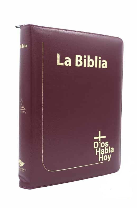 Biblia Dios Habla Hoy Deuterocanónicos Letra Gigante Cierre Bordo