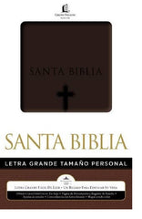 Biblia Reina Valera 1960 Letra Grande Tamaño Personal Cafe