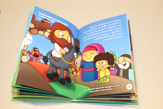 Biblia infantil Para Todos Los Niños - Color Azul