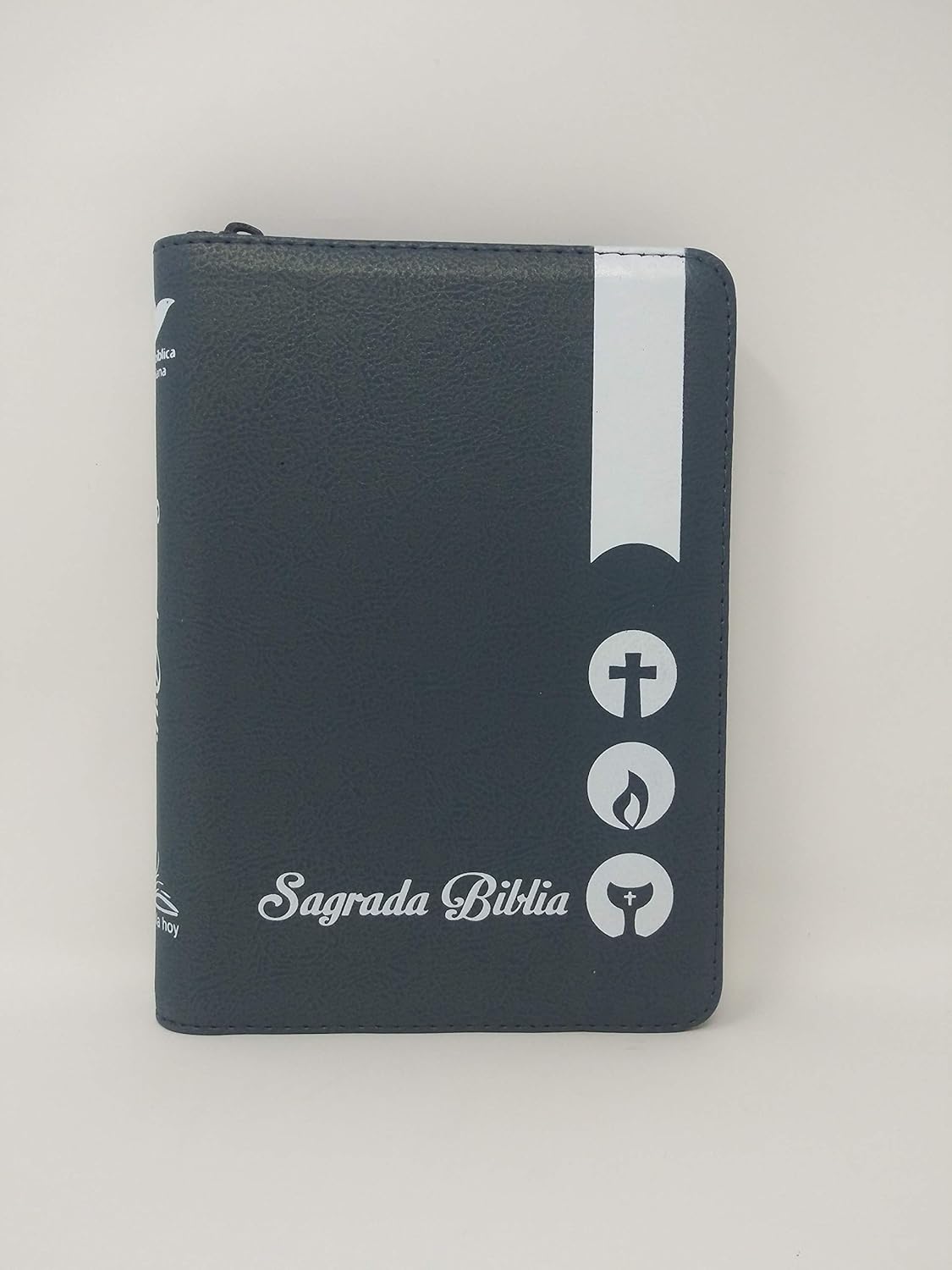 Biblia Dios Habla Hoy – 055DK – Letra 10 pts – 13,5x19,5 cm – Cierre – Gris