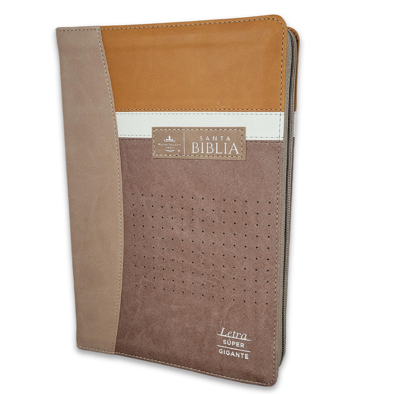 Biblia Reina Valera 1960 – 088 – Con Concordancia – Letra 19 pts – 16x23 cm – Cierre con Índice – Café