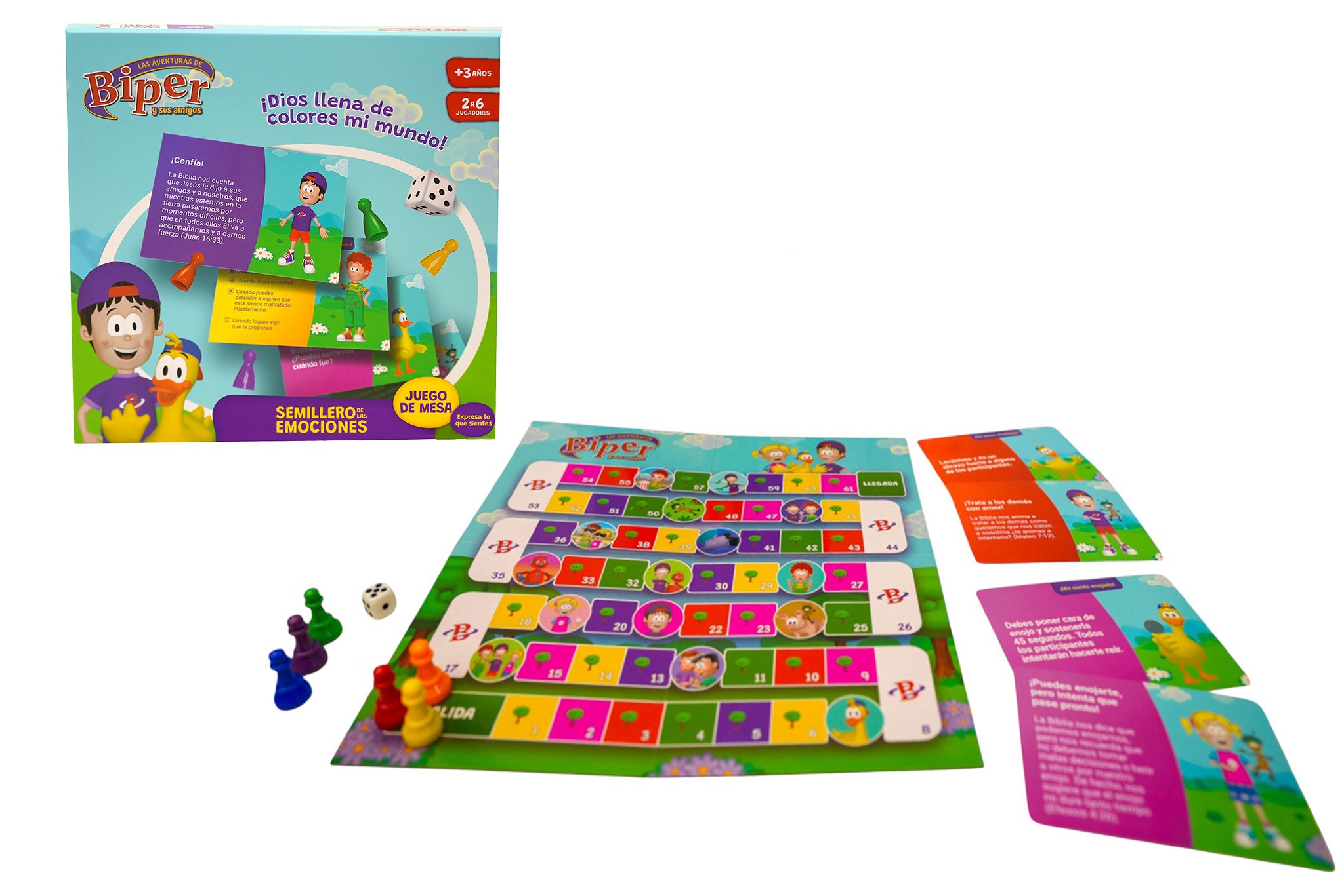 Juego de Mesa Infantil “Semillero de las Emociones” – Biper