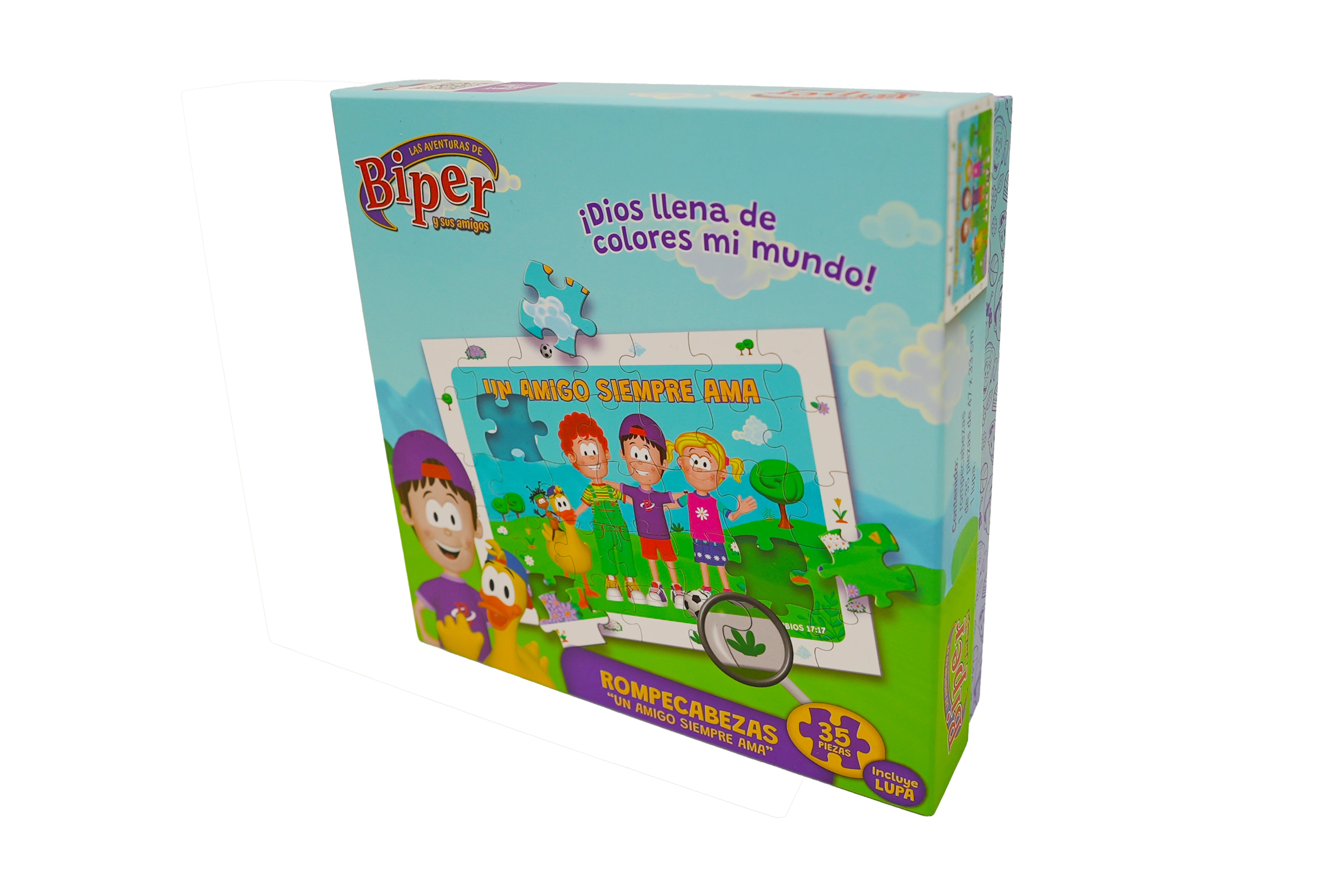 Rompecabezas Infantil Grande 35 Piezas “Un Amigo Siempre Me Ama” – Biper