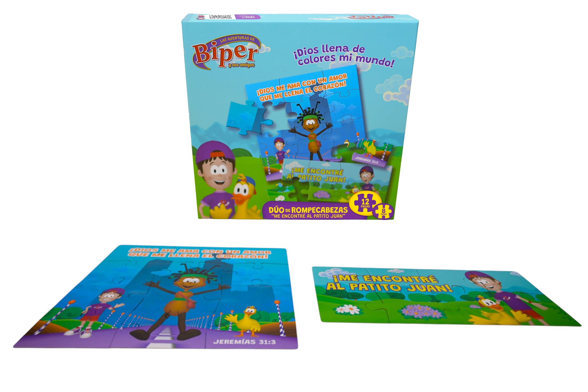 Dúo de Rompecabezas Infantil “Me Encontré al Patito Juan” – Biper