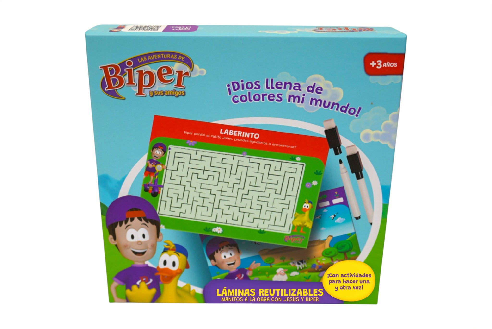 Láminas Reutilizables “Manitos a la Obra con Jesús” – Biper