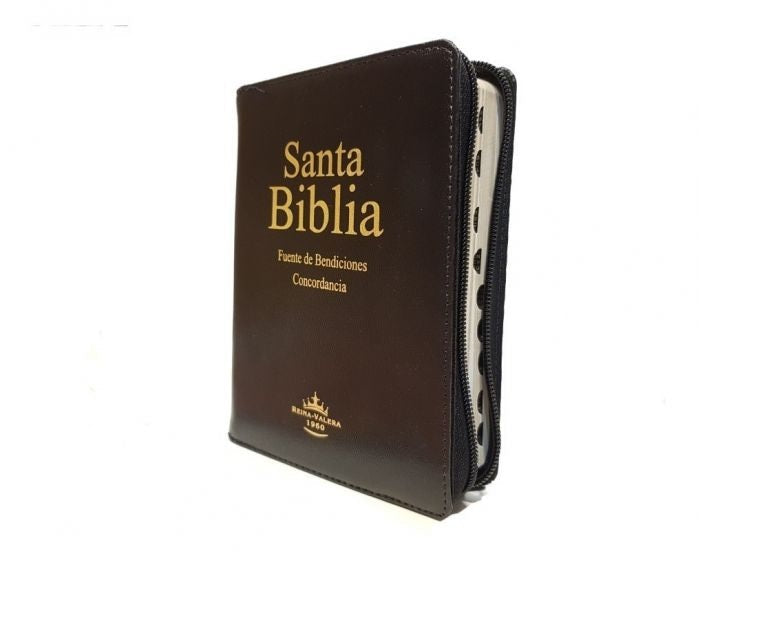 Biblia Reina Valera 1960 letra mayor concordancia Fuente de Bendición Cierre Índice