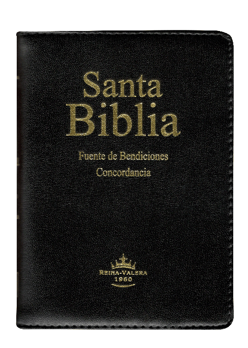 Biblia Reina Valera 1960 letra mayor concordancia Fuente de Bendición Cierre Índice