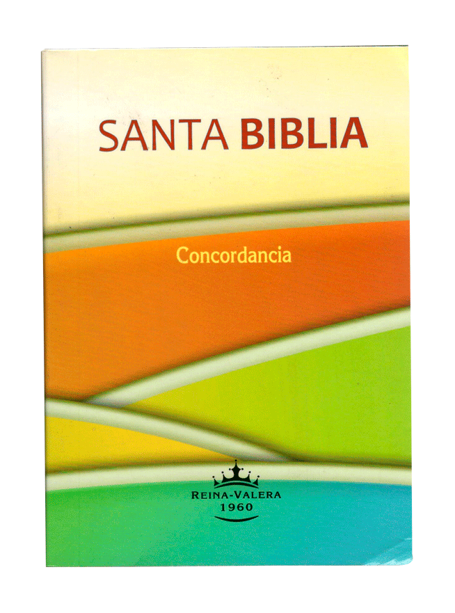 Biblia Reina Valera 1960 pequeña concordancia Tapa Rústica Colores