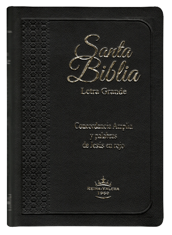 Biblia Reina Valera 1960 Para Hombre Letra Grande Negra