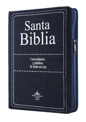 Biblia Reina Valera 1960 Letra Gigante PJR Cierre Jeans