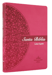 Biblia Reina Valera 1960 Letra Gigante Rosa Flores Pjr