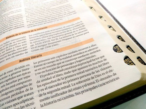 Biblia De Estudio Teológico Reina Valera 1960 Indice Tapa PU