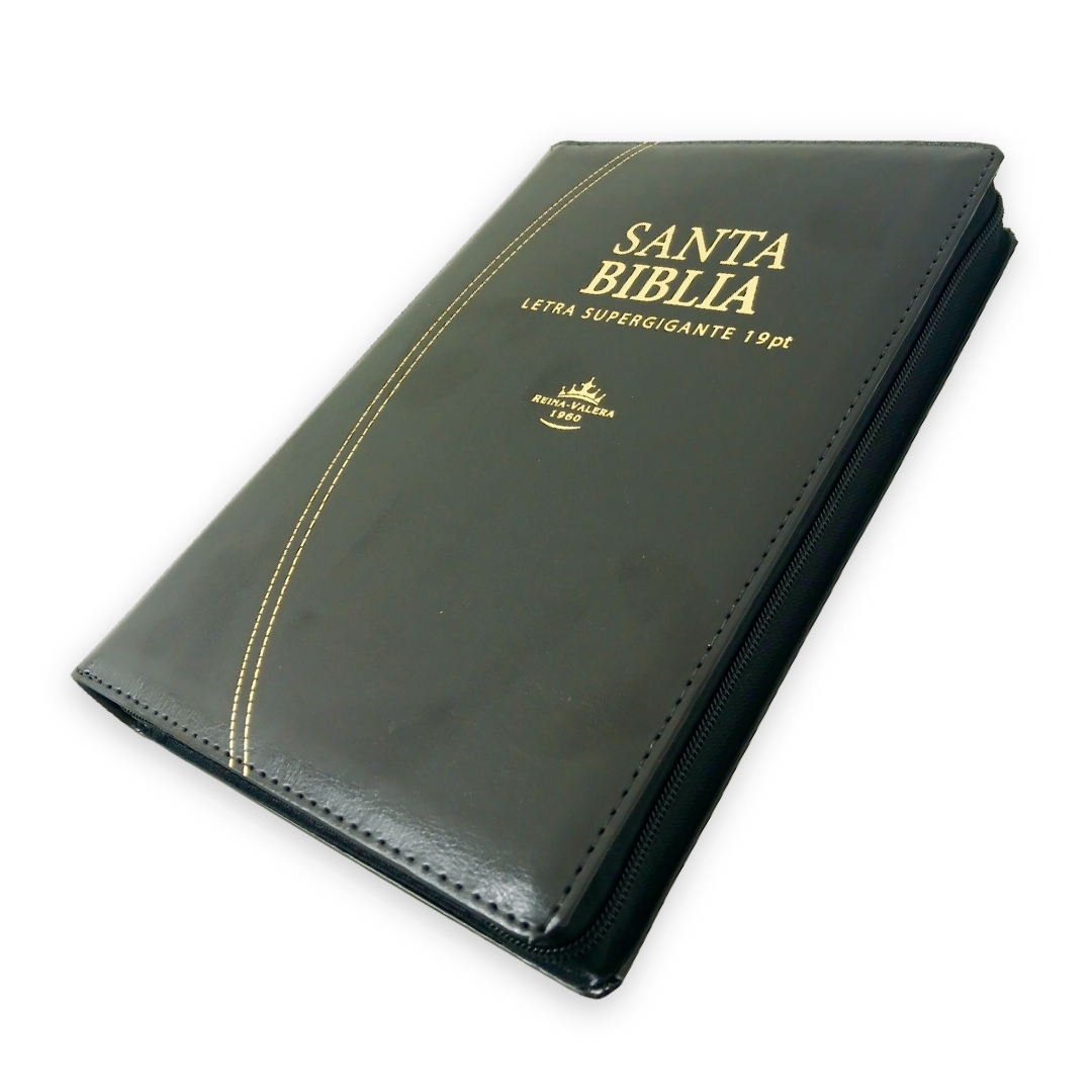 Biblia Reina Valera 1960 Letra 19 Super Gigante Cierre Negro