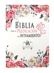 Biblia Reina Valera 1960 Letra Grande para la Predicación de Avivamiento Floreada