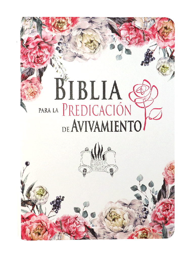 Biblia Reina Valera 1960 Letra Grande para la Predicación de Avivamiento Floreada