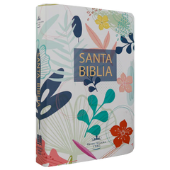 Biblia Reina Valera 1960 · Letra Grande · Palabras de Jesús en rojo · Semiflexible hojas coloreadas