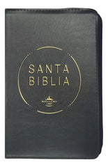 Biblia Reina Valera 1960 Letra Grande Concordancia PJR Cierre Vinil Negro