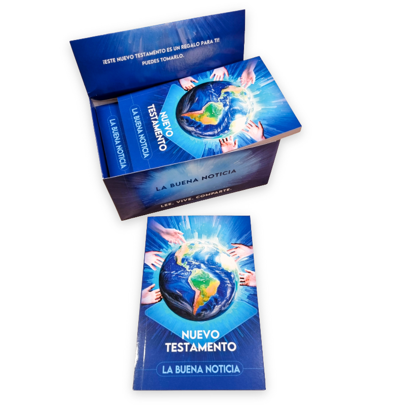 Pack X10 Nuevo Testamento Traducción Lenguaje Actual – Tapa Cartulina La Buena Noticia, 12 x 17 cm