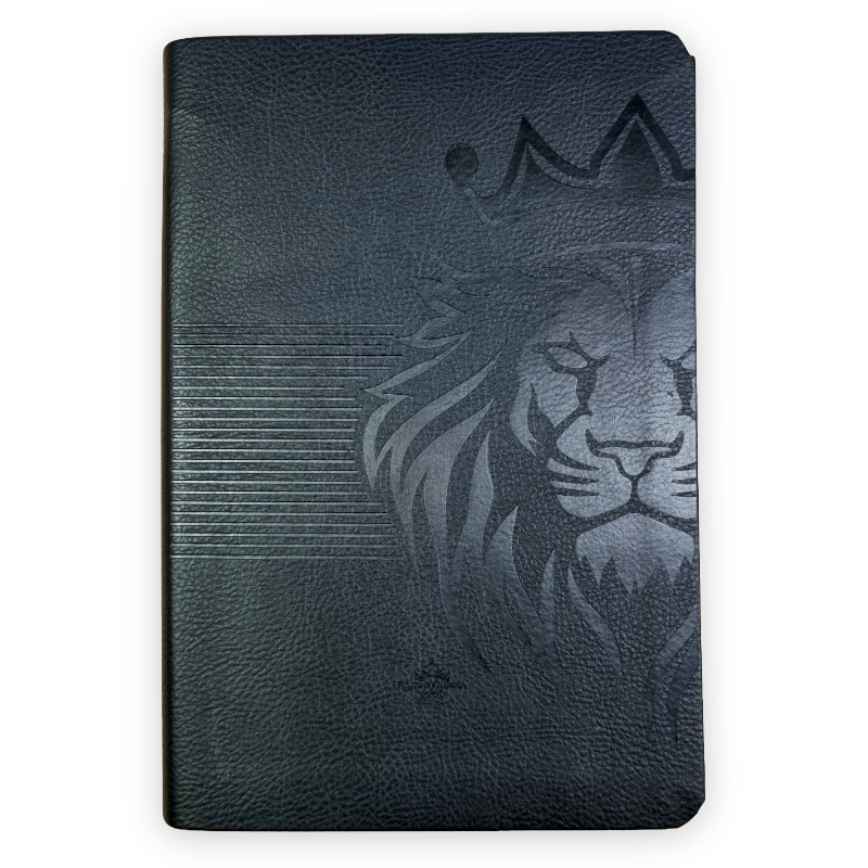 Biblia Reina Valera 1960 – Tapa Vinilo Aston Negra, Concordancia, Palabras de Jesús en Rojo, con Índice, 14 x 21 cm, Letra 12 Puntos