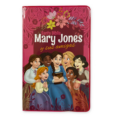 Biblia Mary Jones y sus amigas RVR1960 TD Rosa, Letra 10 puntos, 22x14 cm